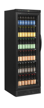 Tefcold Black Glass Door Merchandiser – Energy-Efficient Cooling ❄️