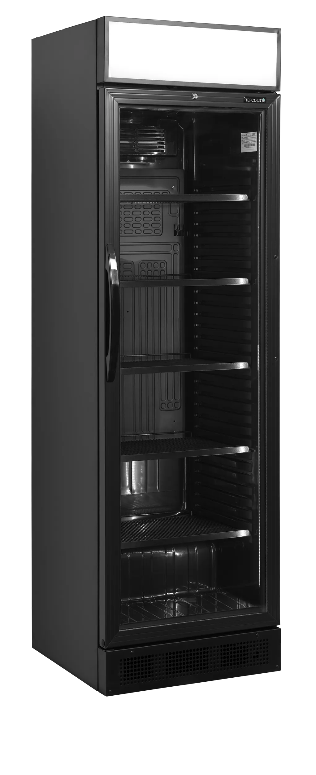 Tefcold Black Display Fridge❄️ – Sleek, Spacious & Built to Showcase ❄️