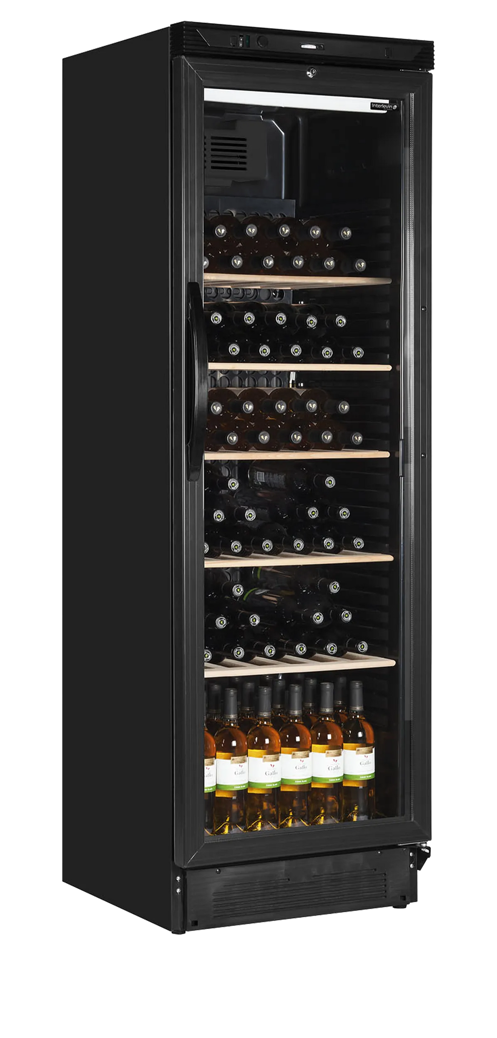 Black Glass Door Wine Cooler SC381W – 78 Bottle Capacity 🍷✨