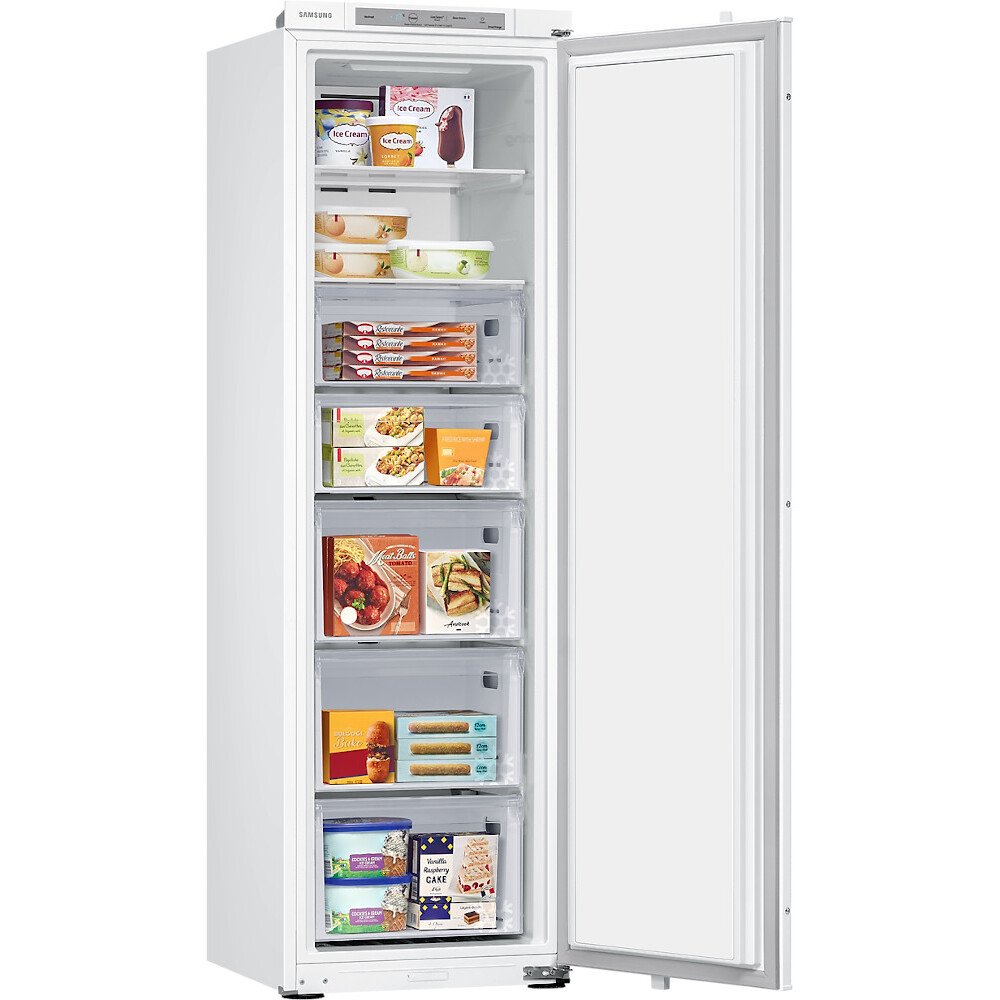 218L Built-In Integrated Freezer& Larder Fridge Pack, White - Samsung - London Houseware - 17