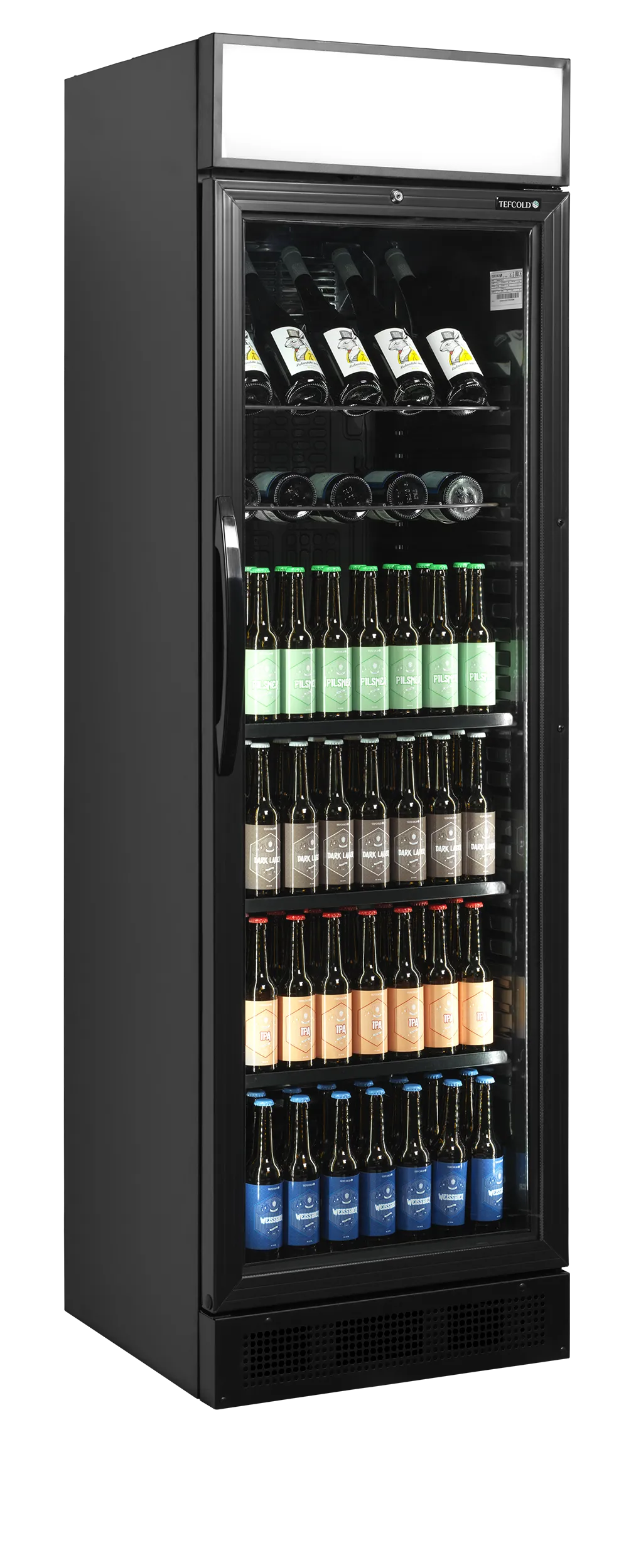 Tefcold Black Display Fridge❄️ – Sleek, Spacious & Built to Showcase ❄️