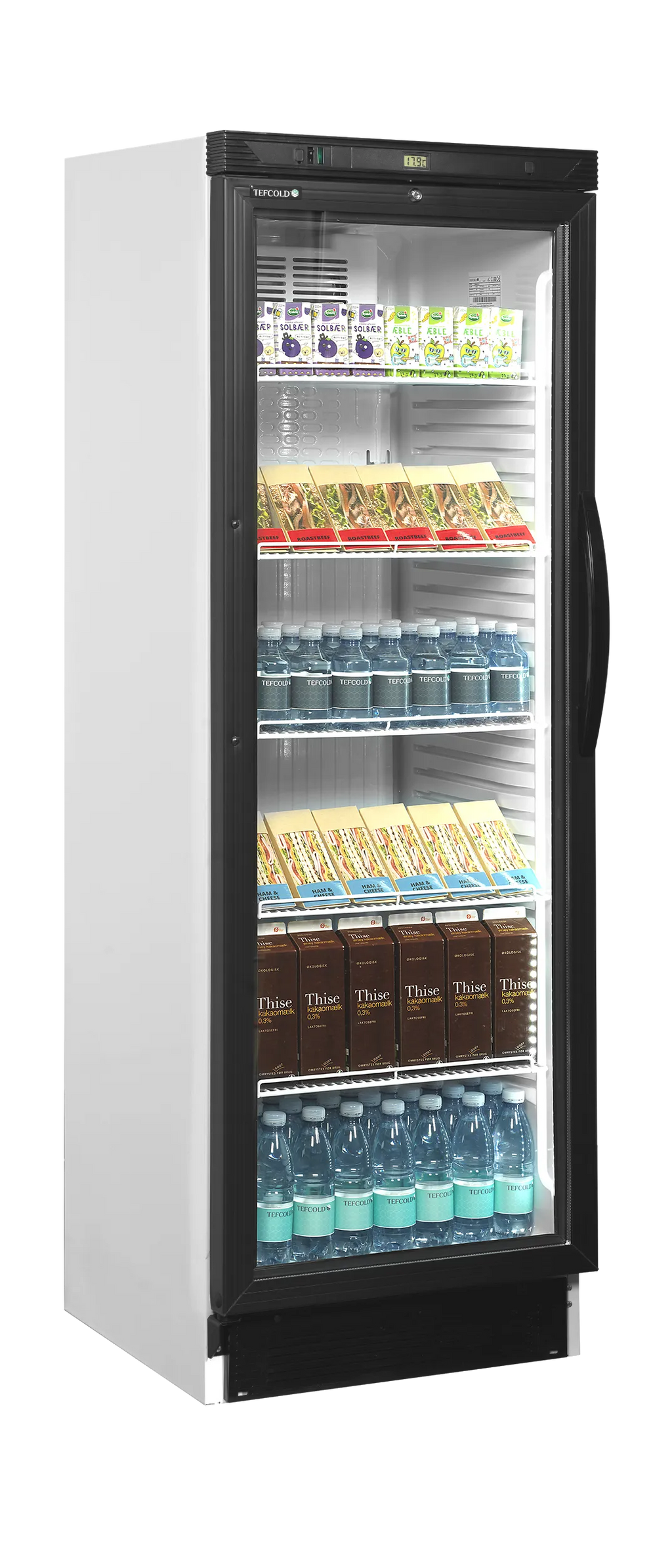 Tefcold Glass Door Merchandiser – Space Saving Fridge  🍹❄️