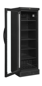 Tefcold Black Glass Door Merchandiser – Energy-Efficient Cooling ❄️
