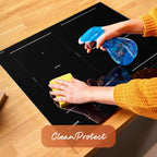 Black 4 Zone Induction Hob, CleanProtect - Hotpoint TS 3560F CPNE - Naamaste London Homewares - 8