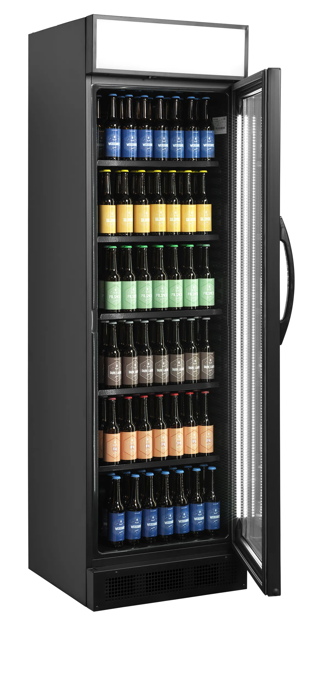 Tefcold Black Display Fridge❄️ – Sleek, Spacious & Built to Showcase ❄️