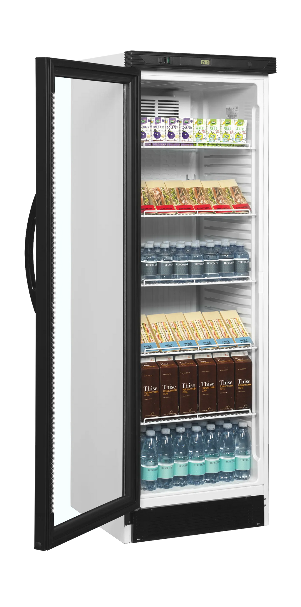 Tefcold Glass Door Merchandiser – Space Saving Fridge  🍹❄️