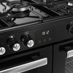 90cm Dual Fuel Belling Range Cooker, Black, A Rated - RCA COOKCENTRE 90DF - London Houseware - 8