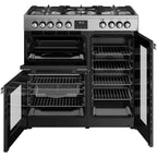 90cm Dual Fuel Cooker, Stainless Steel - Belling RCA COOKCENTRE 90DF - London Houseware - 5