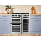 90cm Dual Fuel Cooker, Stainless Steel - Belling RCA COOKCENTRE 90DF - London Houseware - 10
