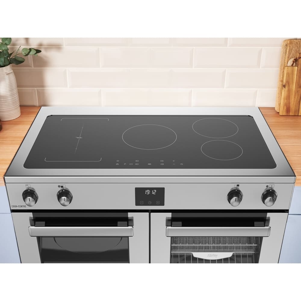 90cm Induction Belling Range Cooker, Black, A Rated - RCA COOKCENTRE 90Ei - London Houseware - 18
