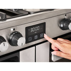 100cm Dual Fuel Belling Range Cooker, Black - RCA COOKCENTRE 100DF - London Houseware - 16