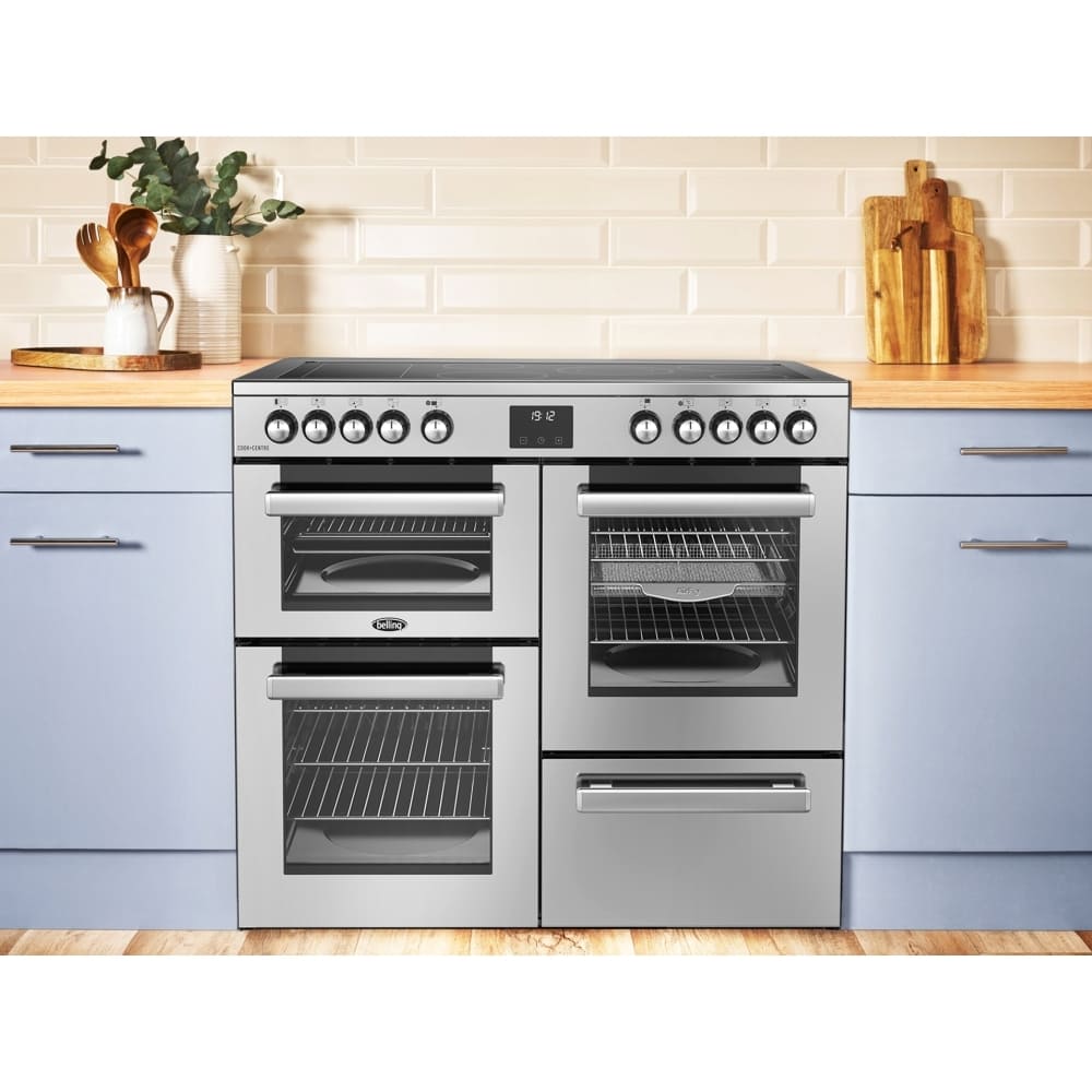 100cm Induction Belling Range Cooker, Stainless Steel - RCA COOKCENTRE 100Ei - London Houseware - 18