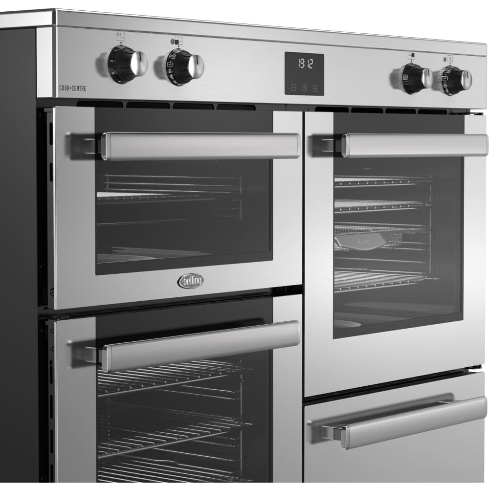 110cm Induction Belling Range Cooker, Stainless Steel - RCA COOKCENTRE 110Ei - London Houseware - 4