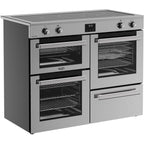110cm Induction Belling Range Cooker, Stainless Steel - RCA COOKCENTRE 110Ei - London Houseware - 5