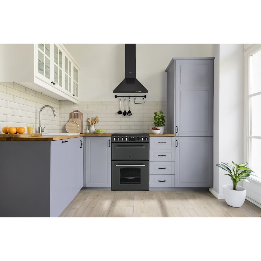 70L Freestanding Electric Cooker with Double Oven, Anthracite - Belling Farmhouse 60E - London Houseware - 12
