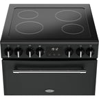 70L Freestanding Electric Cooker with Double Oven, Anthracite - Belling Farmhouse 60E - London Houseware - 5
