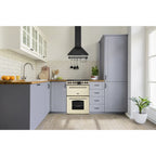 Ceramic Electric Cooker with Double Oven, Cream - Belling Farmhouse 60E