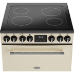 Ceramic Electric Cooker with Double Oven, Cream - Belling Farmhouse 60E - London Houseware - 5