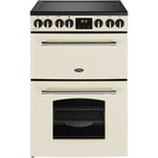 Ceramic Electric Cooker with Double Oven, Cream - Belling Farmhouse 60E - London Houseware - 1