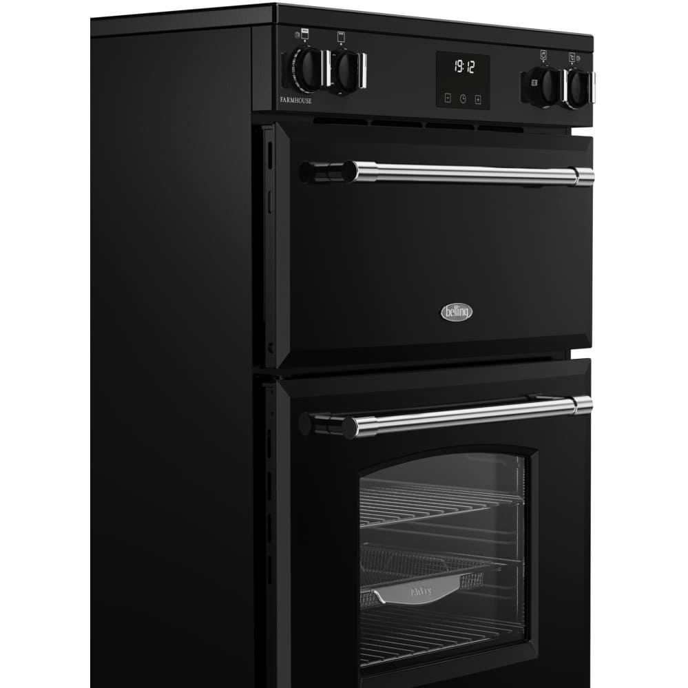 TCH Induction Electric Cooker with Double Oven, Black - Belling Farmhouse 60EI - London Houseware - 3
