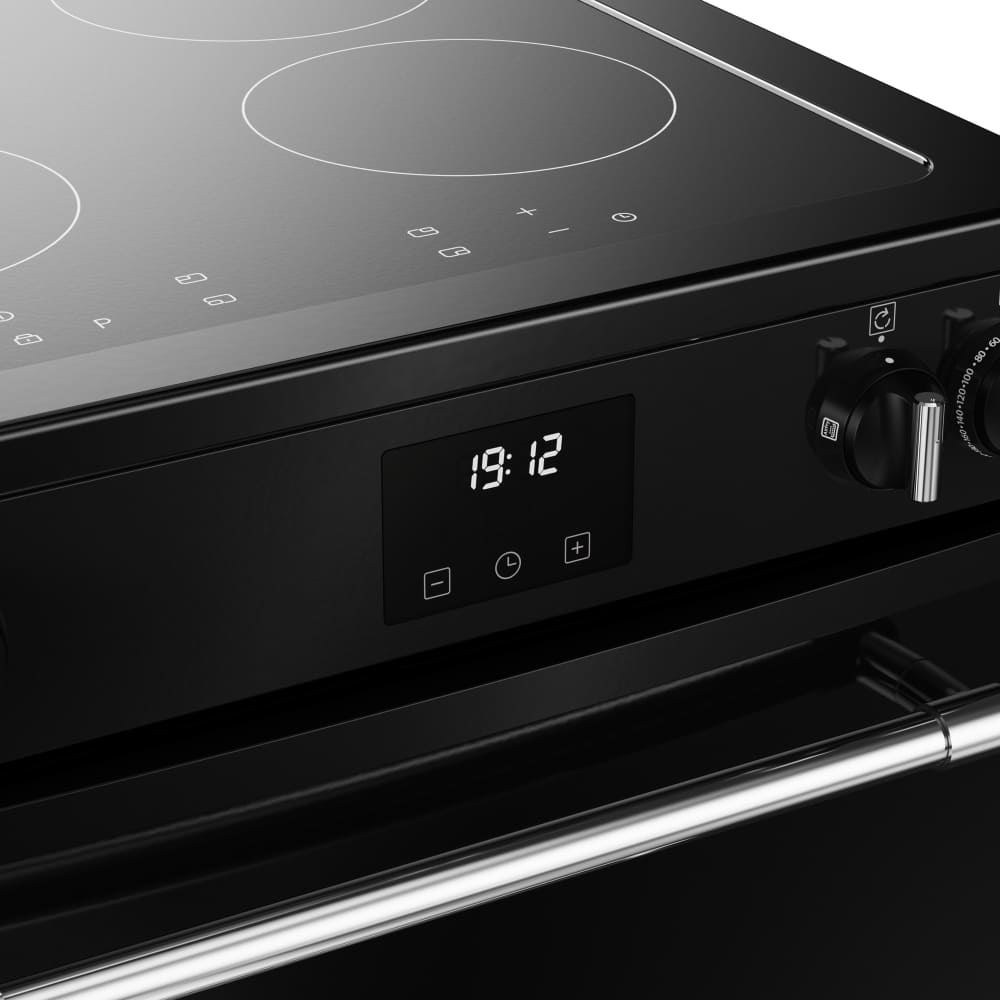 TCH Induction Electric Cooker with Double Oven, Black - Belling Farmhouse 60EI - London Houseware - 6