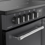90cm Ceramic Belling Range Cooker, Grey - RCA FARMHOUSE 90E AN - London Houseware - 3