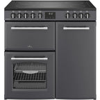 90cm Ceramic Belling Range Cooker, Grey - RCA FARMHOUSE 90E AN - London Houseware - 1