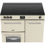 90cm Ceramic Belling Range Cooker, Cream - Farmhouse 90E - London Houseware - 6