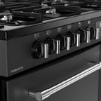 110cm Dual Fuel Belling Range Cooker, Grey, A Rated - Farmhouse 110 DF - London Houseware - 5