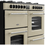 110cm Dual Fuel Belling Range Cooker, Cream, A Rated - RCA FARMHOUSE 110DF - London Houseware - 6