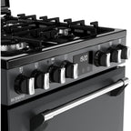 Dual Fuel Cooker with Double Oven, Grey, A Rated - Stoves DXMRARICH 60DF - London Houseware - 4