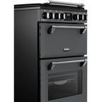 Dual Fuel Cooker with Double Oven, Grey, A Rated - Stoves DXMRARICH 60DF - London Houseware - 5