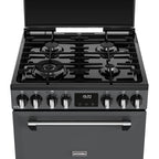Dual Fuel Cooker with Double Oven, Grey, A Rated - Stoves DXMRARICH 60DF - London Houseware - 11