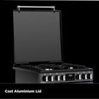 Dual Fuel Cooker with Double Oven, Black - Stoves DXMRARICH 60DF - London Houseware - 15