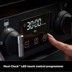 Dual Fuel Cooker with Double Oven, Black - Stoves DXMRARICH 60DF - London Houseware - 19