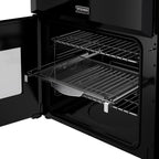 Dual Fuel Cooker with Double Oven, Black - Stoves DXMRARICH 60DF - London Houseware - 2