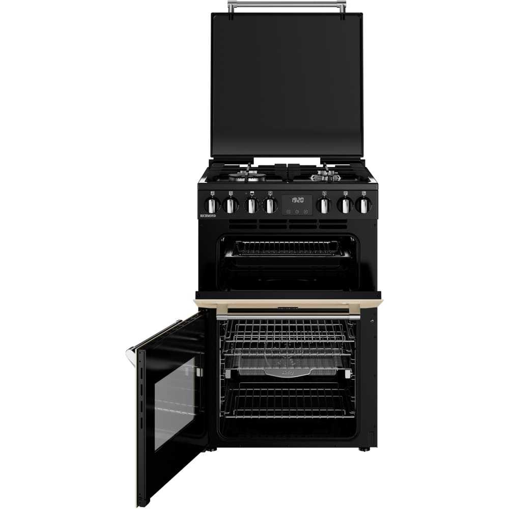 Dual Fuel Cooker with Double Oven, Cream - Stoves DXMRARICH 60DF - London Houseware - 4