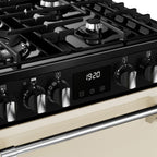 Dual Fuel Cooker with Double Oven, Cream - Stoves DXMRARICH 60DF - London Houseware - 6