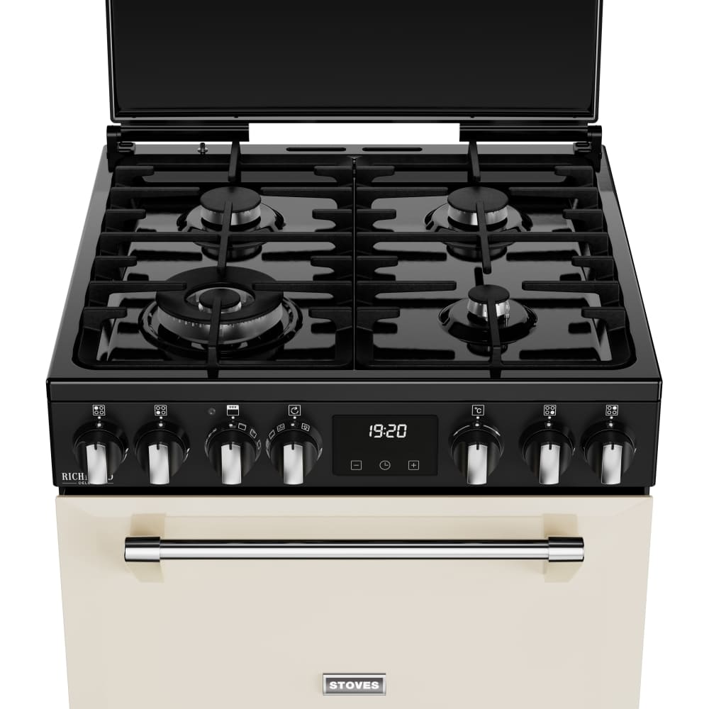 Dual Fuel Cooker with Double Oven, Cream - Stoves DXMRARICH 60DF - London Houseware - 7