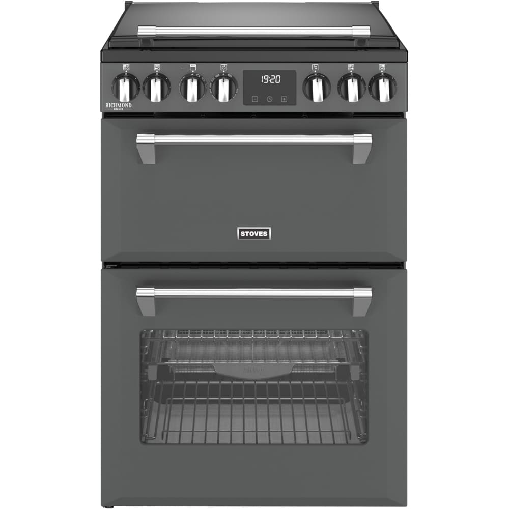 Induction Electric Cooker with Double Oven, Grey - Stoves Richmond DX 60Ei RTY - London Houseware - 1