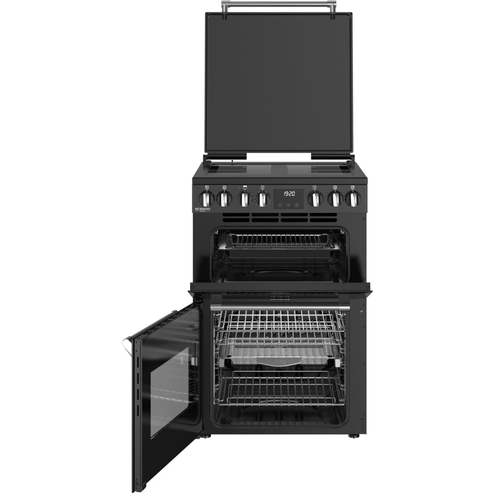 Induction Electric Cooker with Double Oven, Black - Stoves Richmond DX 60Ei RTY - London Houseware - 3