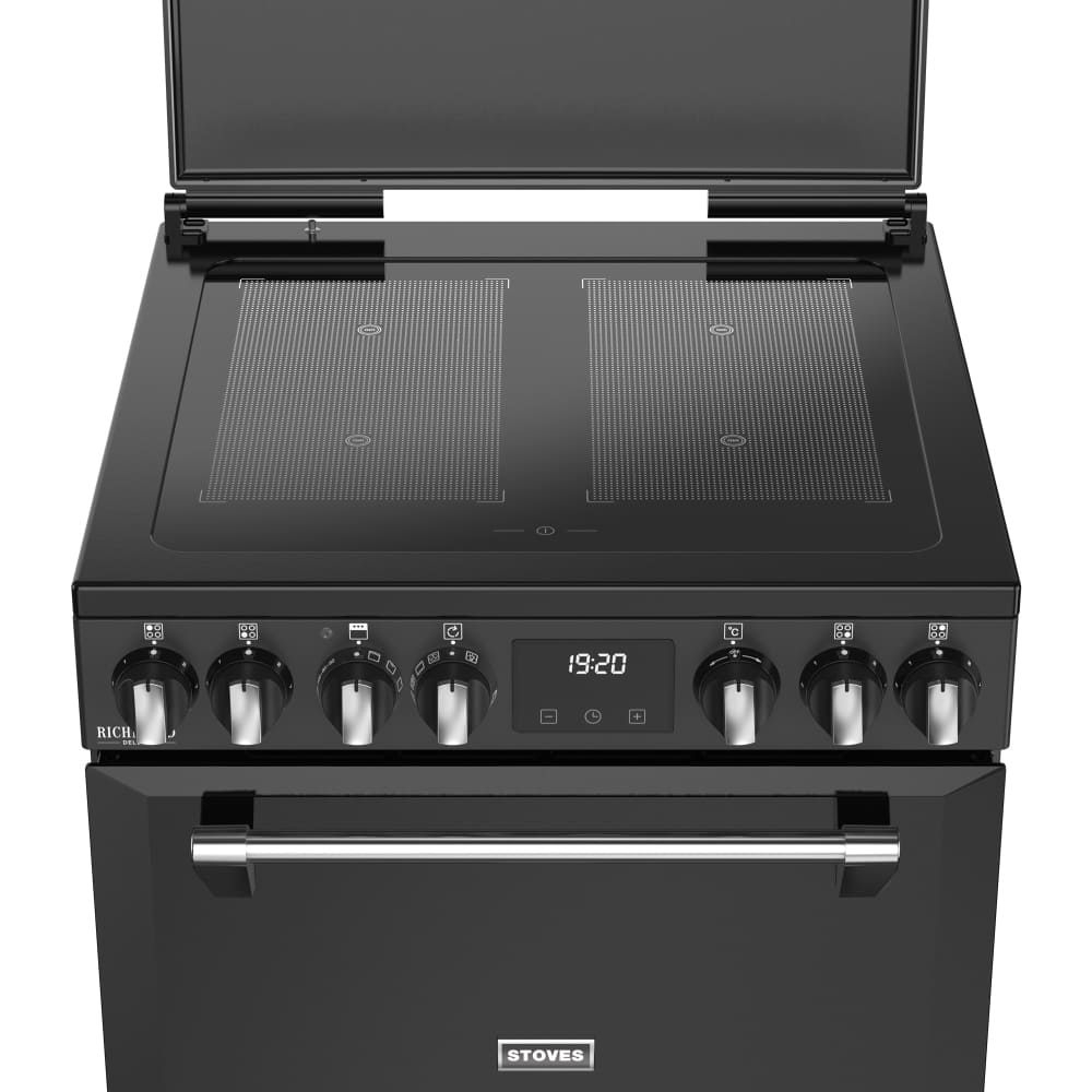 Induction Electric Cooker with Double Oven, Black - Stoves Richmond DX 60Ei RTY - London Houseware - 4