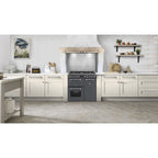 90cm Dual Fuel Stoves Range Cooker, Grey  - RCA RICH 90DF ANT - London Houseware - 9