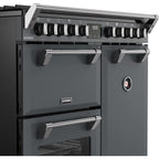 90cm Dual Fuel Stoves Range Cooker, Grey  - RCA RICH 90DF ANT - London Houseware - 5