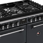 90cm Dual Fuel Stoves Range Cooker, Grey  - RCA RICH 90DF ANT - London Houseware - 10