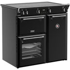 90cm Induction Stoves Range Cooker, Black, A Rated - Richmond 90Ei TCH - London Houseware - 2