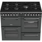 100cm Dual Fuel Stoves Range Cooker, Grey, A Rated - Richmond 100DF - London Houseware - 7
