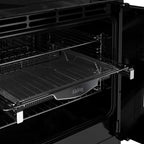 110cm Dual Fuel Stoves Range Cooker, Grey, A Rated - RCA RICH 110DF ANT - London Houseware - 4