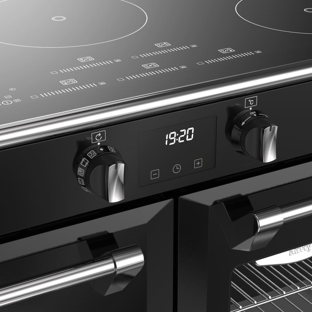 110cm Induction Stoves Range Cooker, Black, A Rated - RCA RICH 110Ei TCH BL - London Houseware - 8
