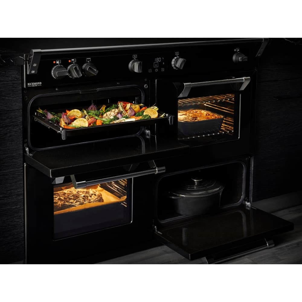 110cm Induction Stoves Range Cooker, Black, A Rated - RCA RICH 110Ei TCH BL - London Houseware - 10
